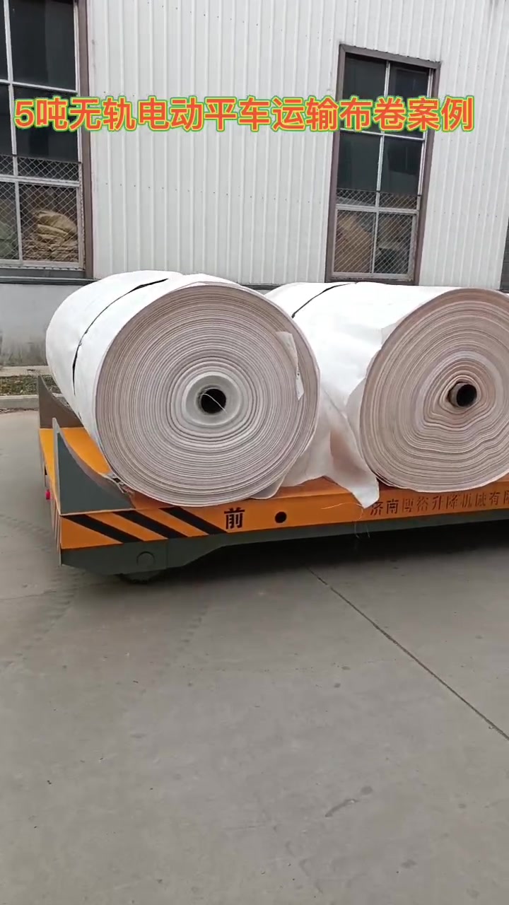 5吨布卷转运电动地平车 博裕电动平车