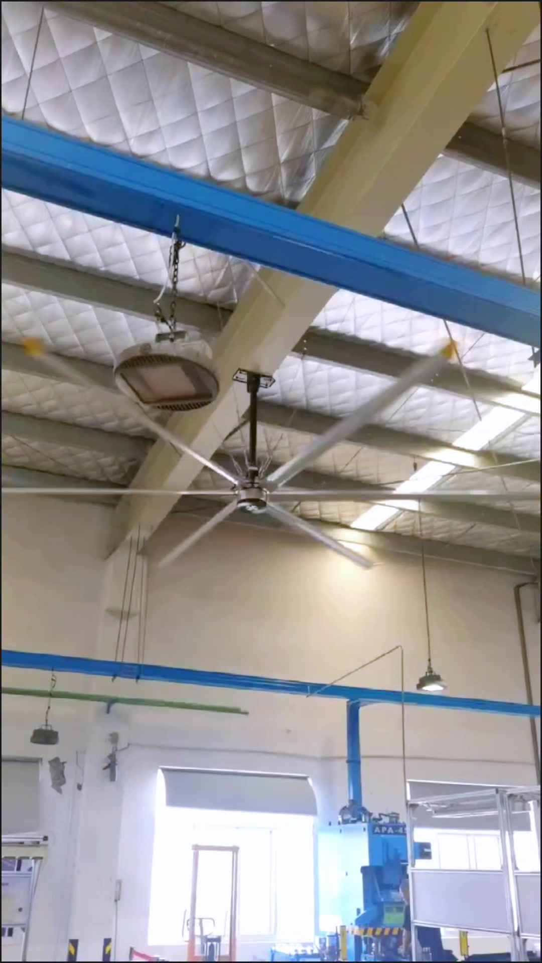7.3米工业大吊扇,全方位覆盖,风力强劲