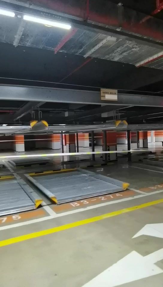 两层平面移动立体车位 手动式 简易升降