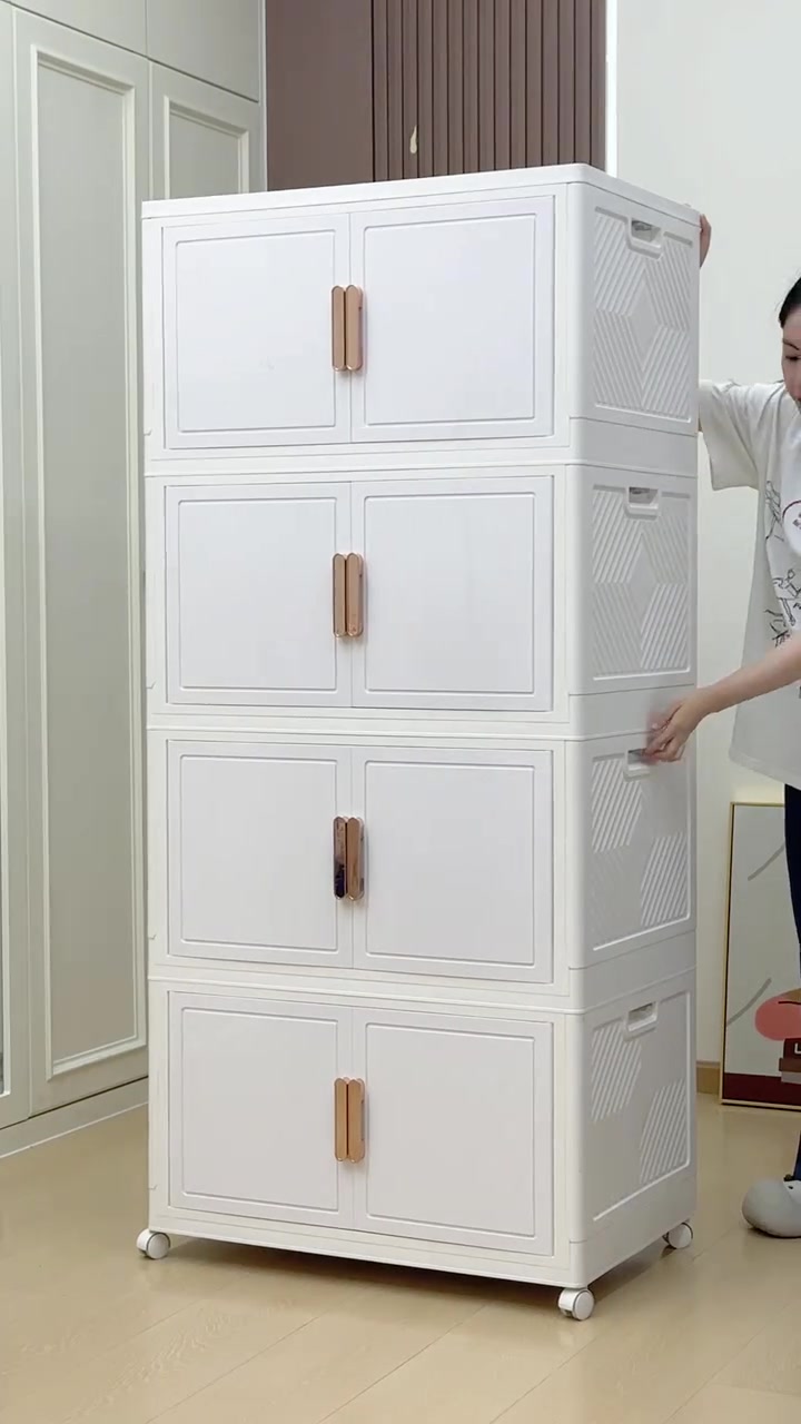 要给你们介绍一款独具匠心的折叠收纳柜,准备好被惊艳到吧