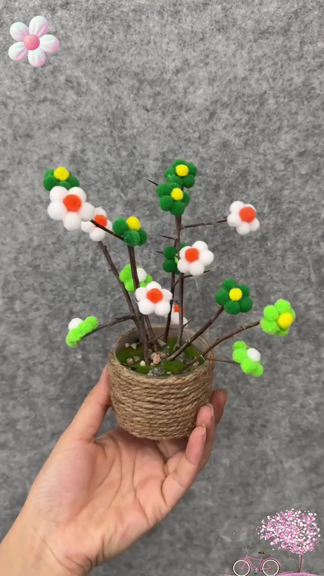 毛球也能做小花花?