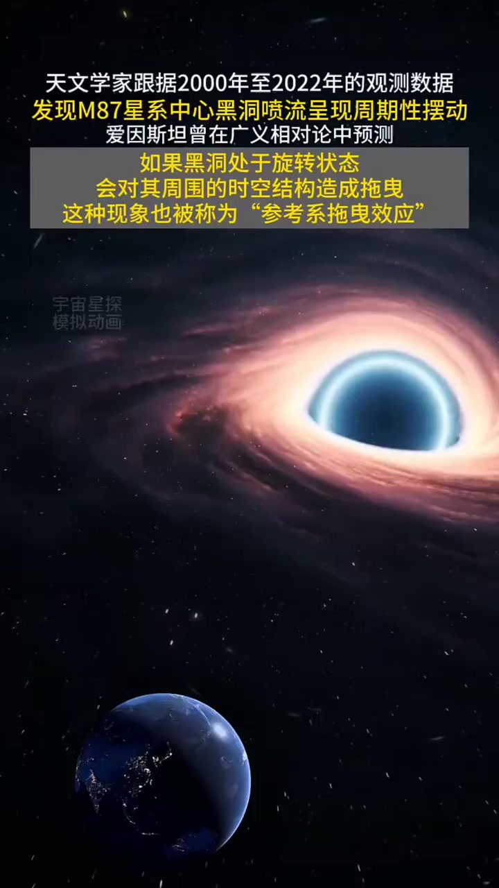 m87星系中心黑洞是人类首次看见的黑洞,位于室女座一个巨椭圆星系m87
