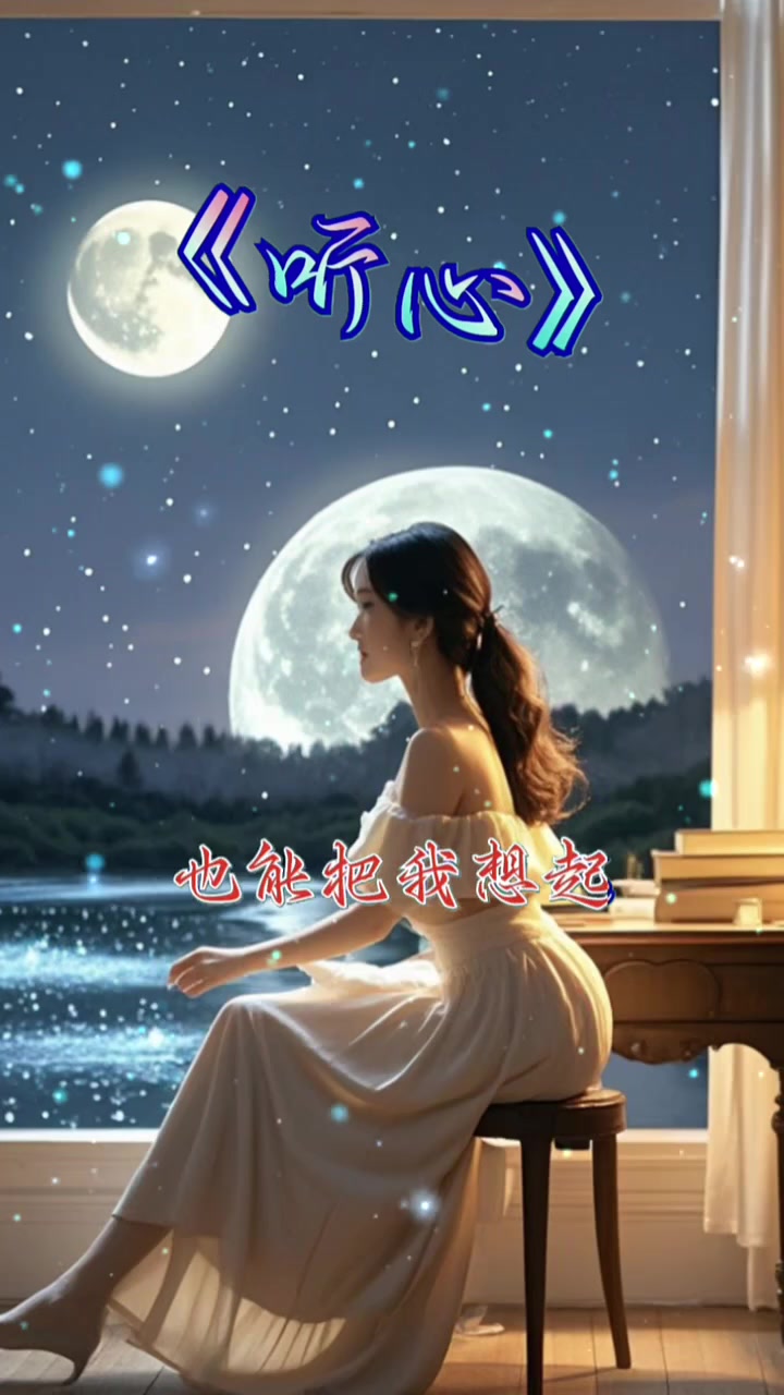 《听心》,一首宛如心灵低语的歌曲.旋律如潺潺流水,轻柔地淌入心底.