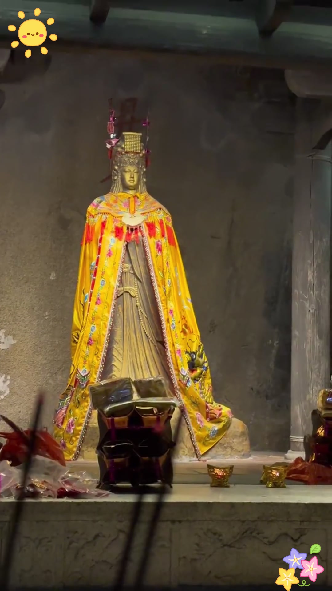 台湾信众恭迎妈祖金身