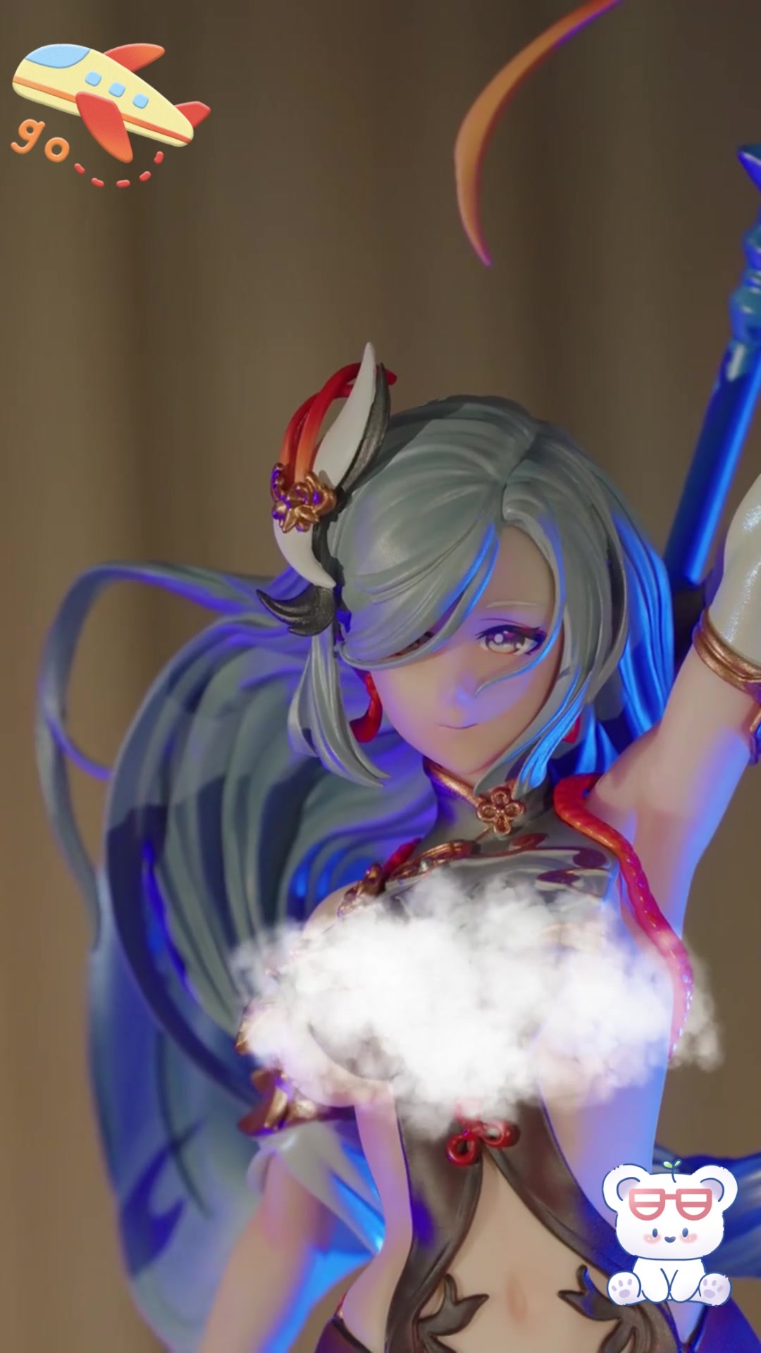 原神:绝美!申鹤手办开箱