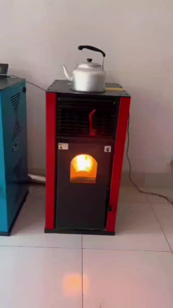 生物质取暖炉生产厂家 家庭采暖炉 全智能小型颗粒炉子