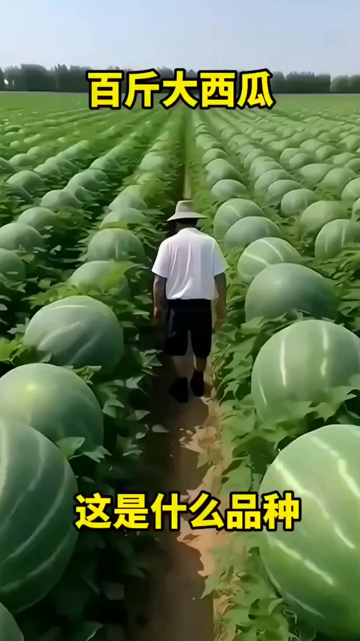 百斤大西瓜,这是什么品种?