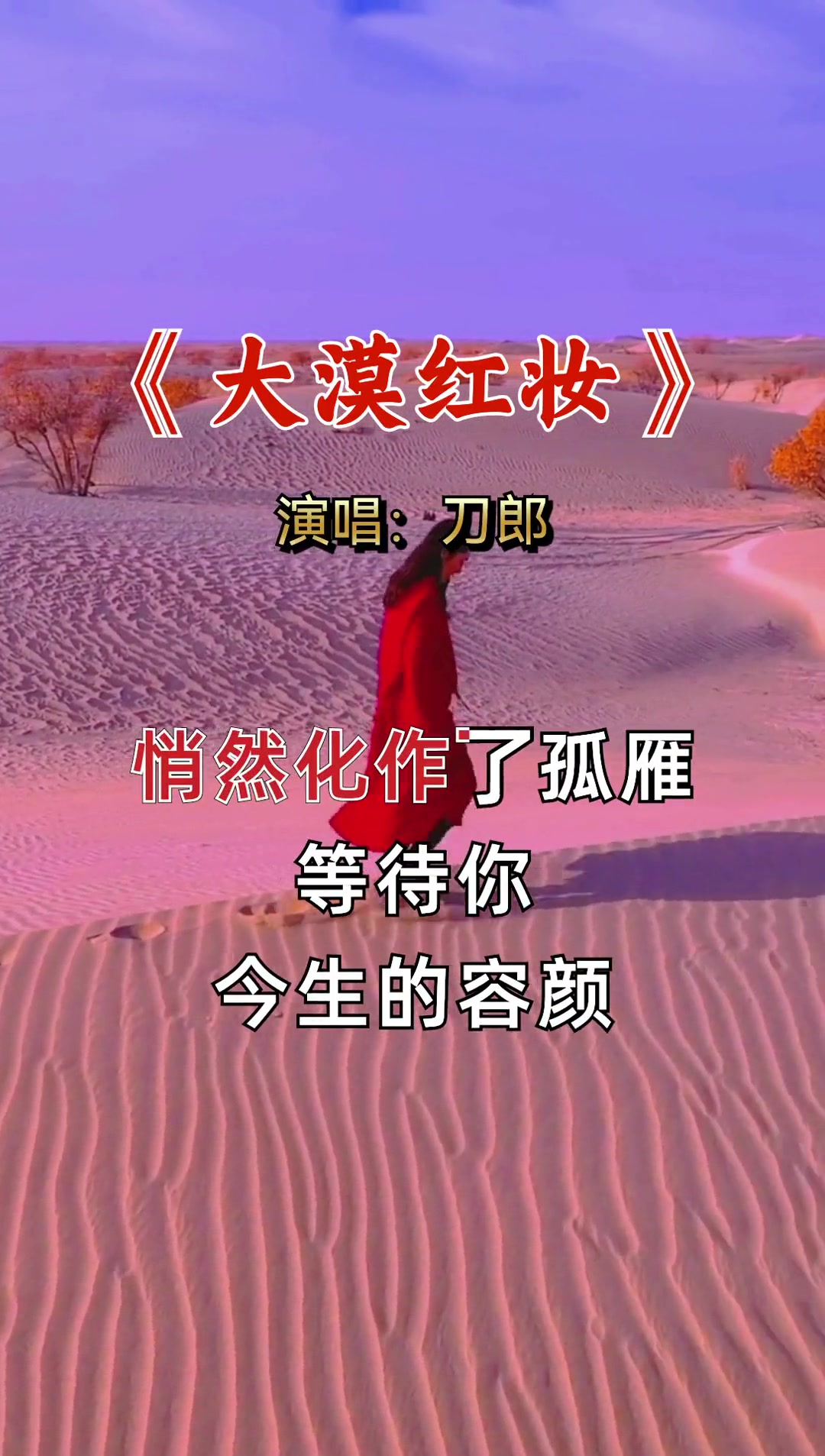 大漠红妆 经典老歌