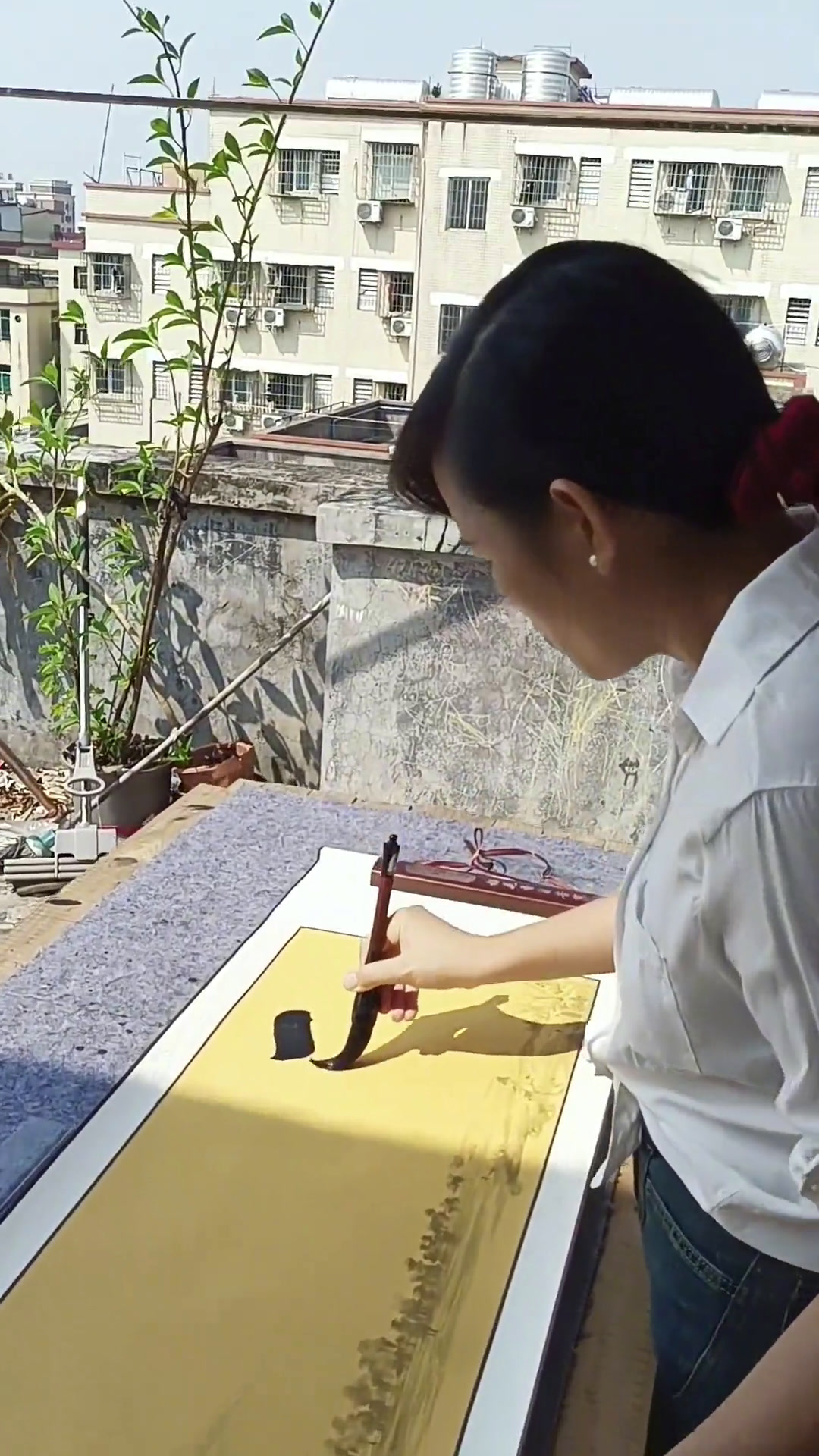 祝大家马到成功.书法 书法热门视频 毛笔字 传扬中华文化 非遗文化