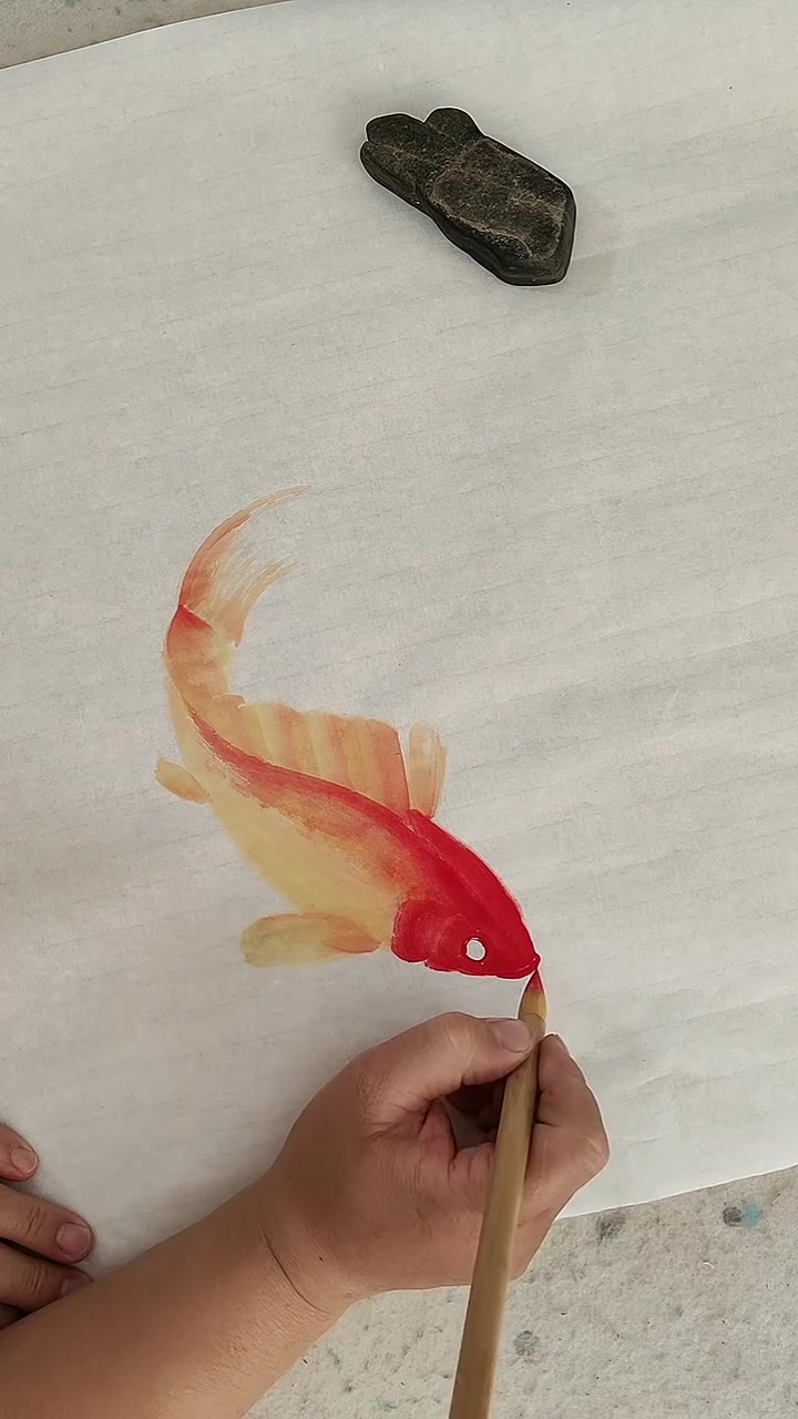教你画鲤鱼
