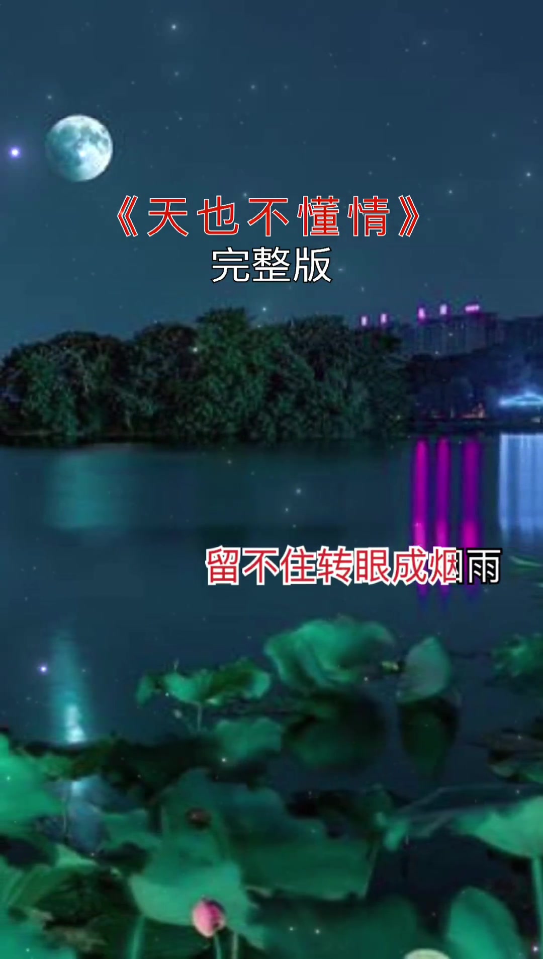 天也不懂情 完整版