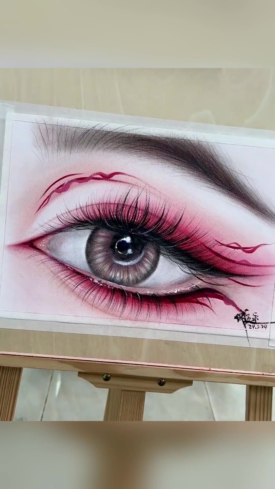 美妆素描手绘眼睛,教你画出迷人电眼!