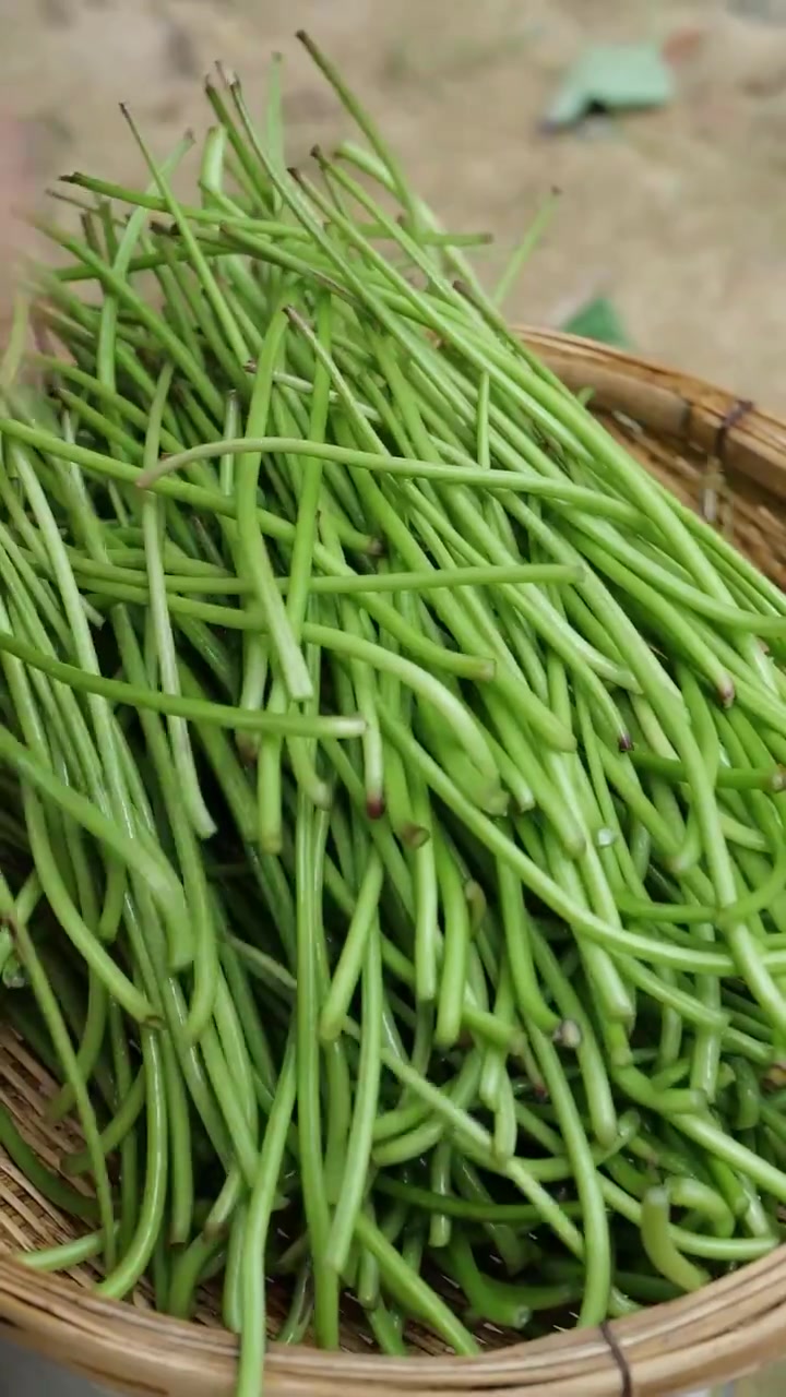 像这样腌制的红薯杆子你们喜欢吃吗