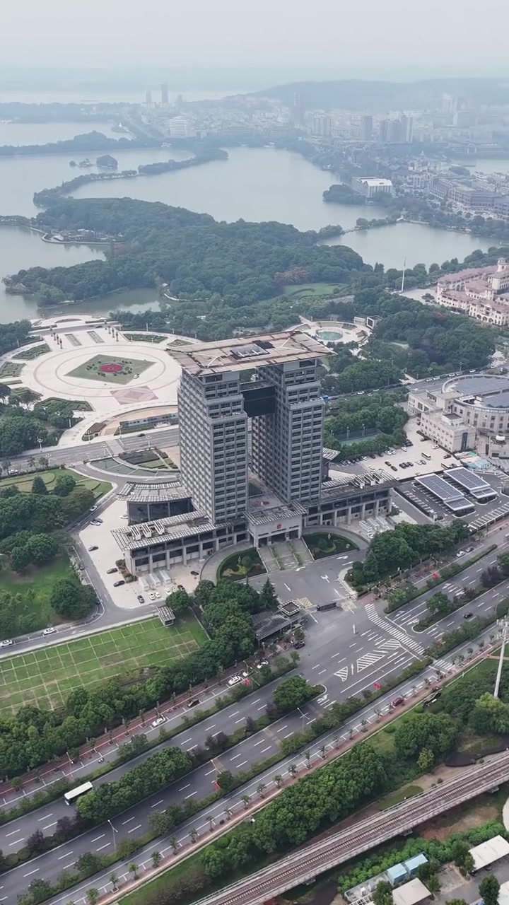 铜陵政府大楼,尽显铜都风范