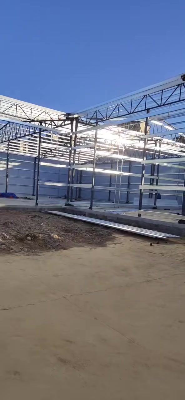 彩钢大棚.工地钢结构厂房活动房