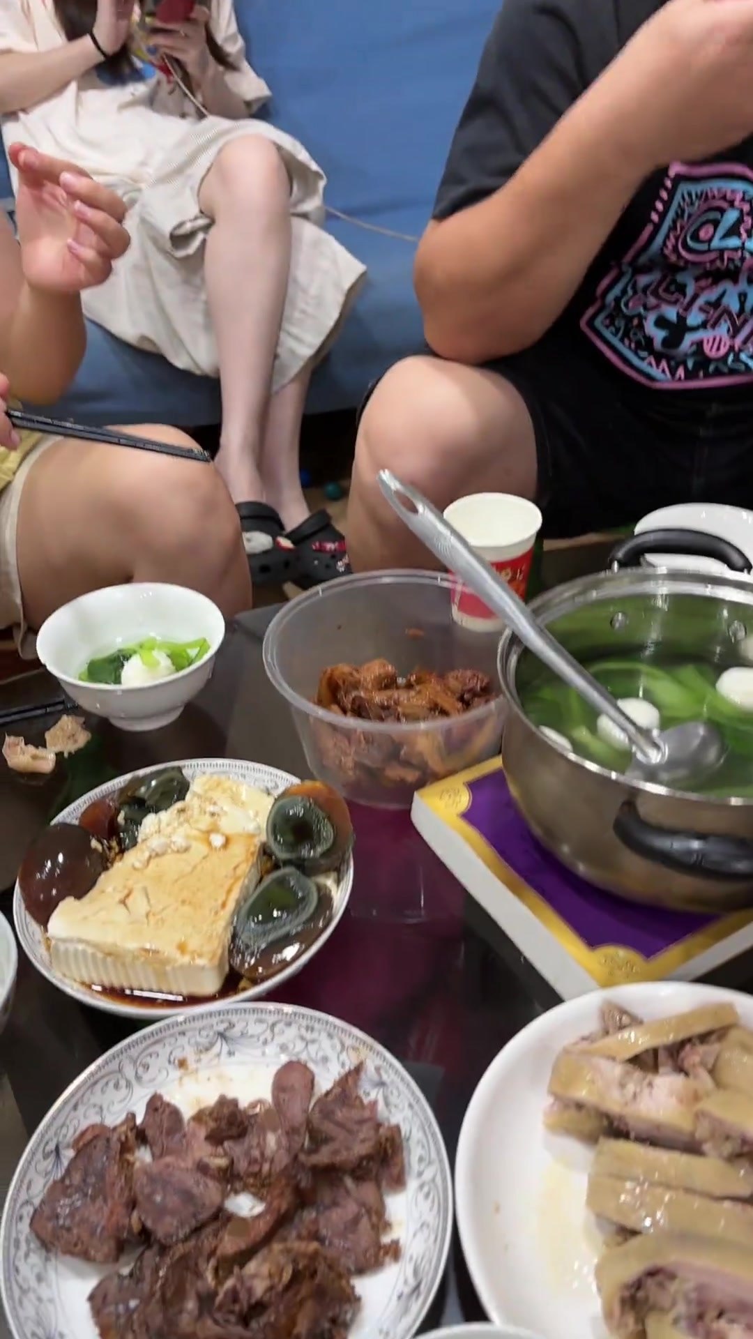 之前懒得烧菜拆包香糟鸡