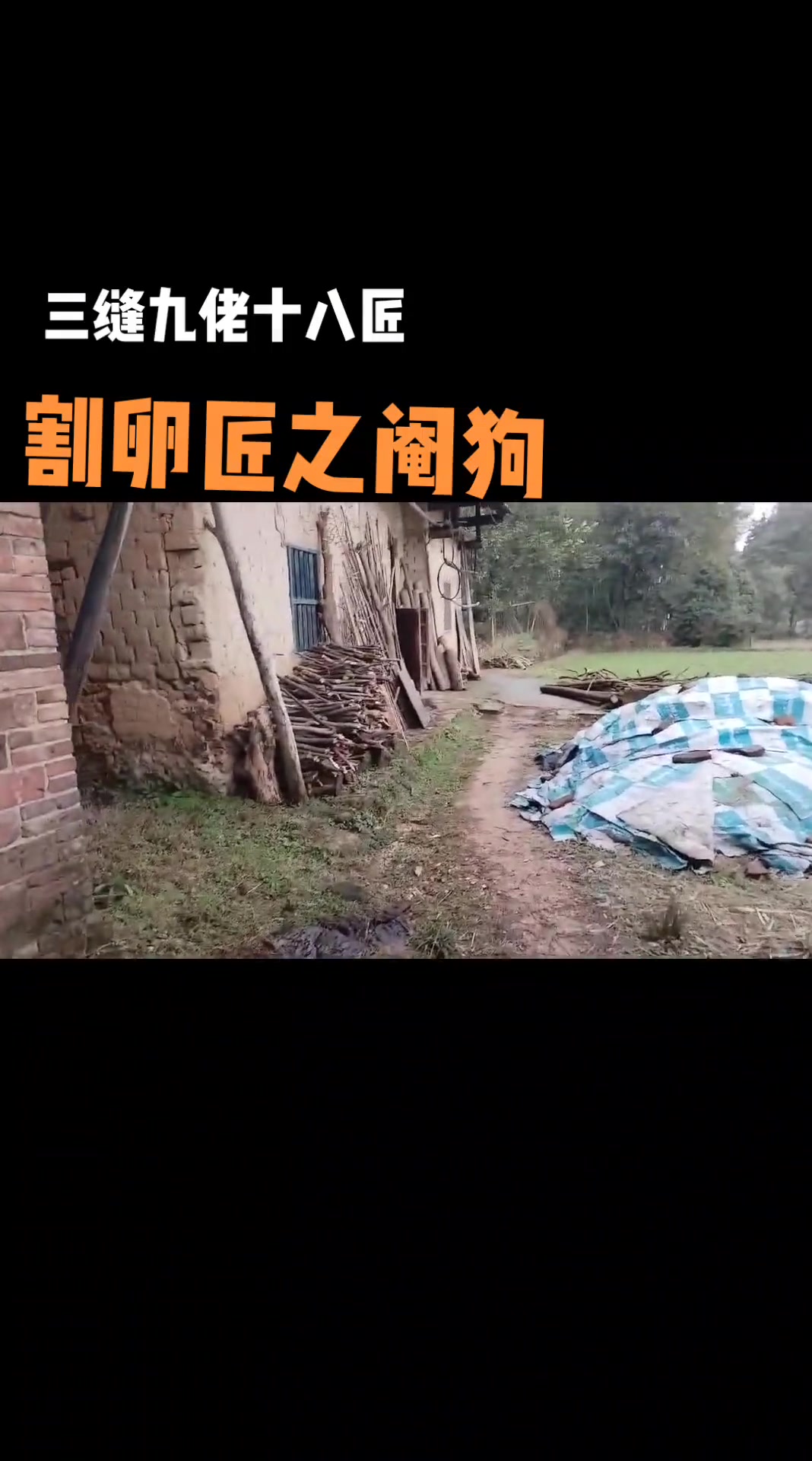 三缝九佬十八匠,割卵匠之阉狗