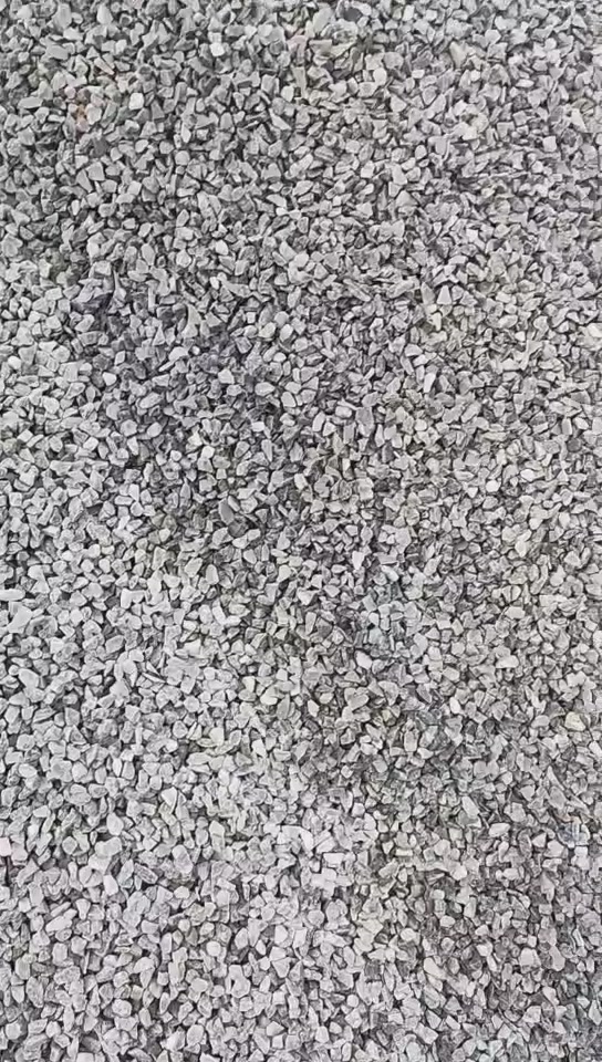 灰色碎石子水磨石园林地铺造景灰色砾石公园铺路灰色水洗石