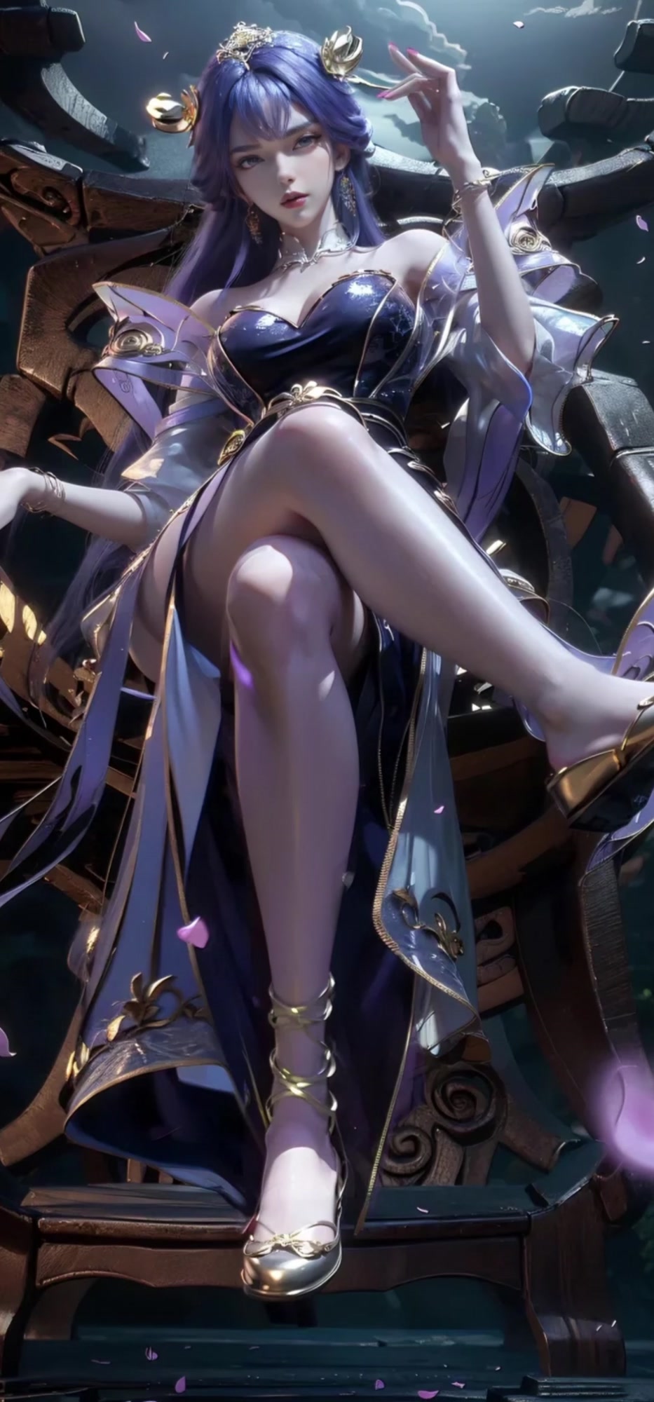 动漫美女,金发碧眼,颜值高到让人心动不已