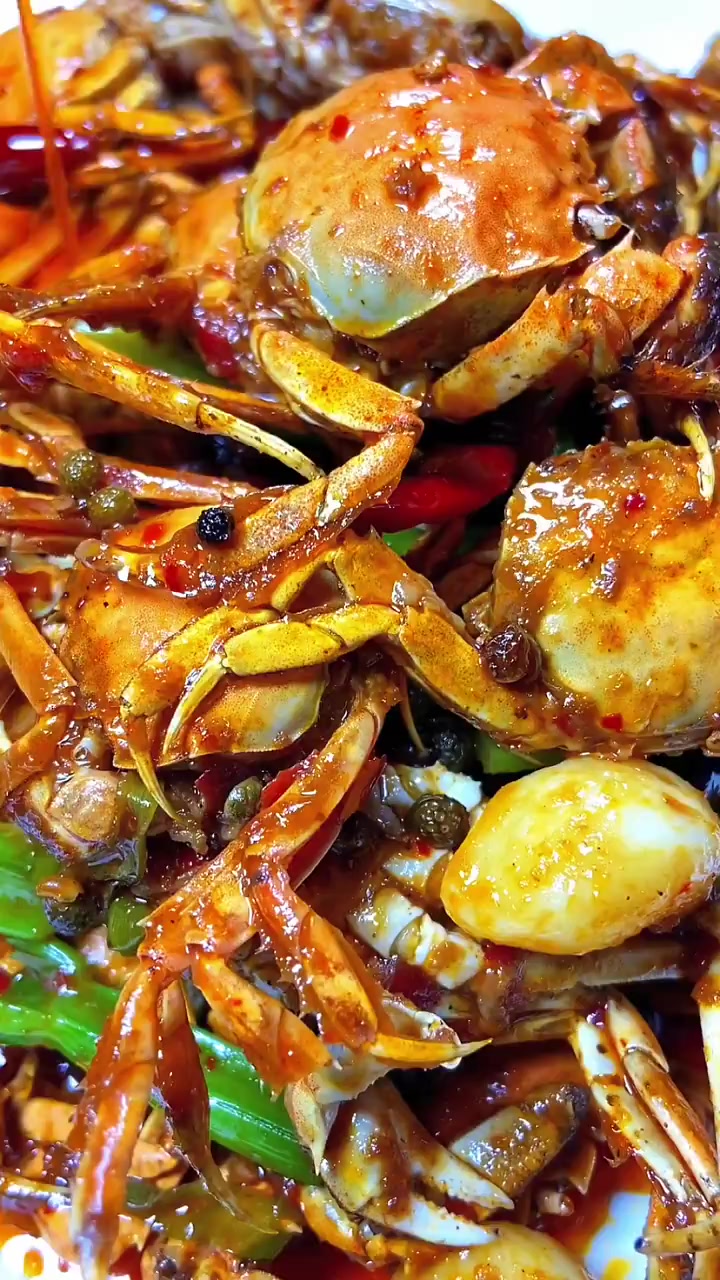 麻辣毛蟹,在家自己做