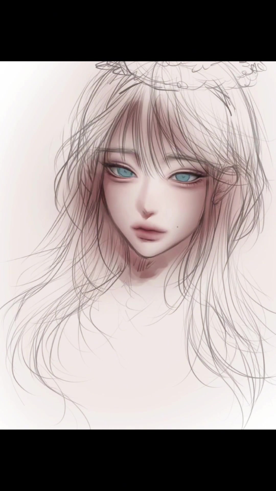 画画 动漫人物绘画 这画是用了亿点点魔法吧 漫画 板绘绘画教程 其实