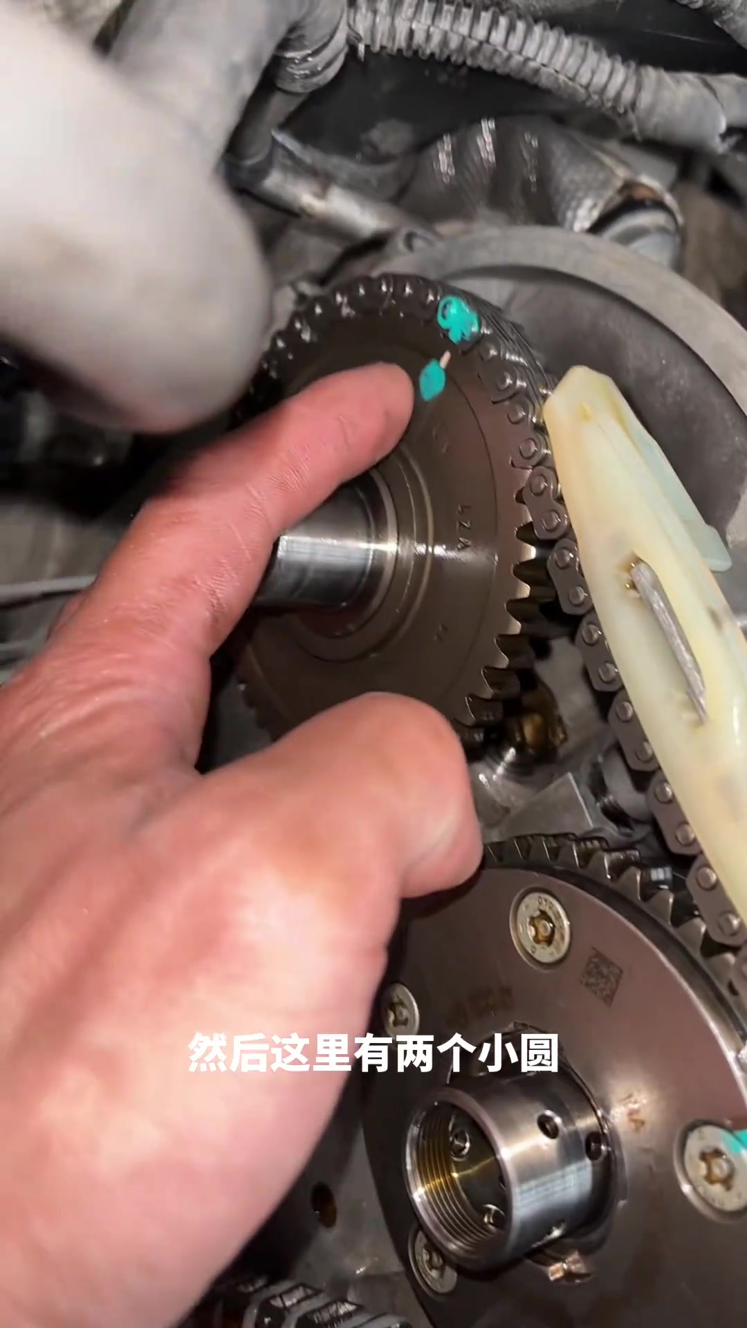 大众奥迪2代ea888发动机凸轮轴更换方法ea888正时链条