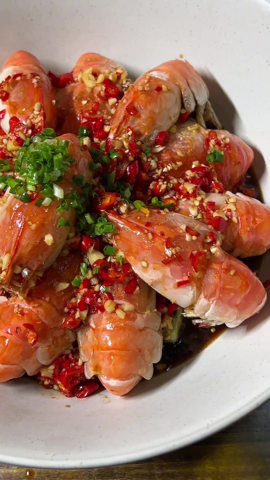 芥末罗氏虾第三个版本,好吃好吃美食教程 罗氏虾做法