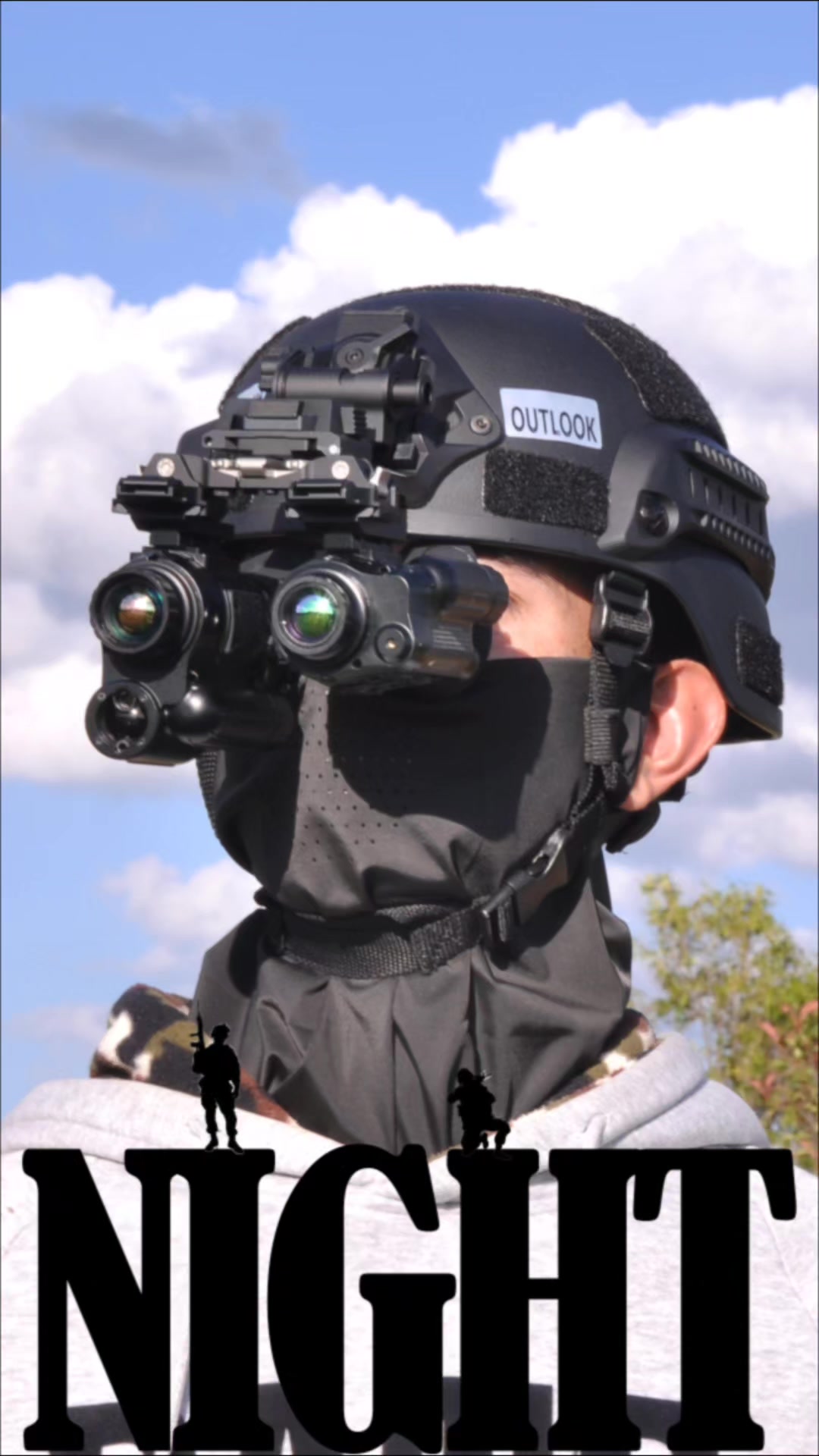 漆黑的夜什么都看不见,你是没遇到这款多功能热成像夜视仪