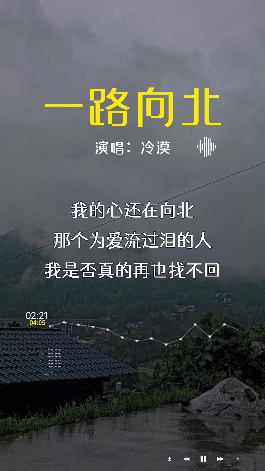 冷漠《一路向北》完整版音乐推荐一路向北