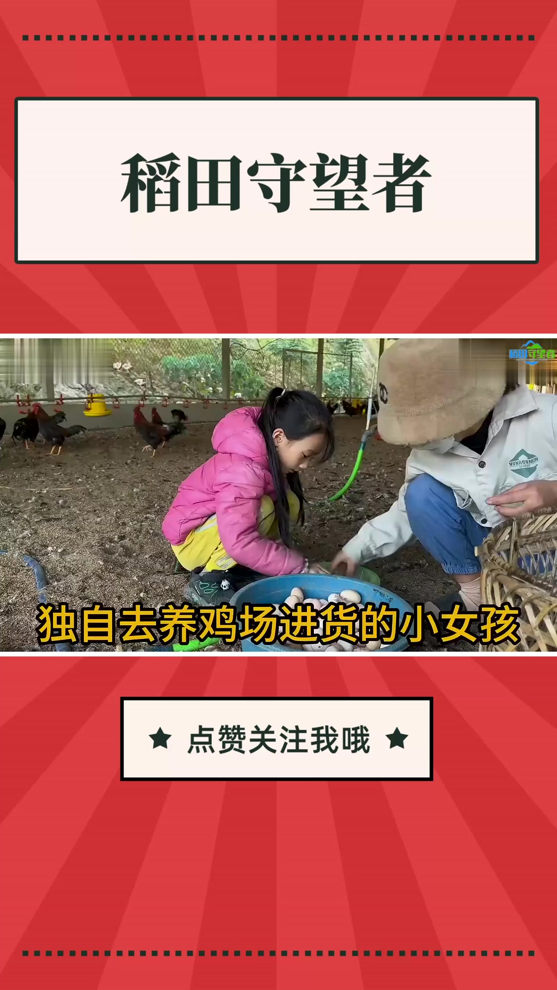 八岁小女孩独自去养鸡场进货,然后去街上摆摊,玉涵故事解说