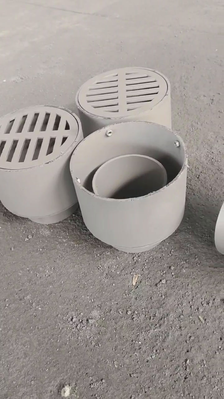 304不锈钢水封地漏 dn100 工业排水地漏