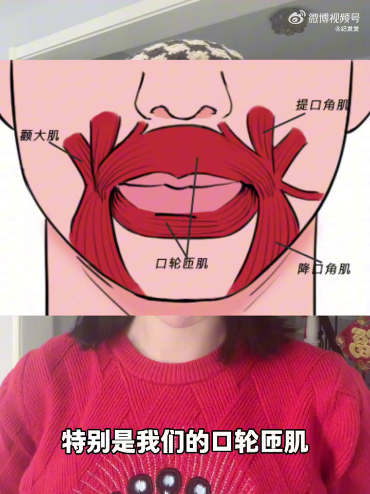 通过舌肌训练可以锻炼到面部肌肉,特别是口轮匝肌,降口角肌,降下唇肌
