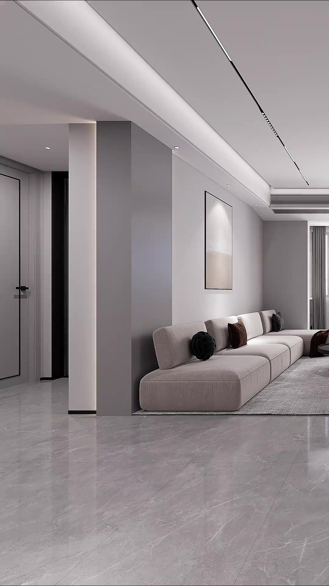 现代简约风客厅,简约又美观,高级感拉满!