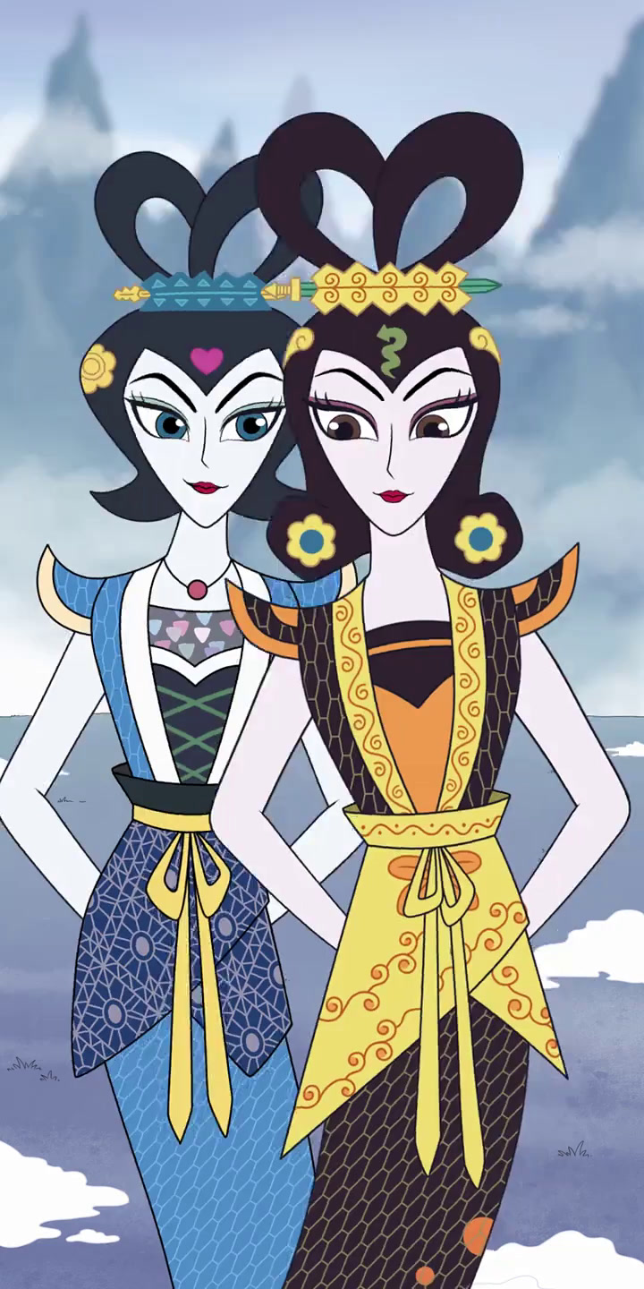 蛇年到,福气绕,蛇精姐妹和葫芦兄弟祝大家多财多福,四季平安