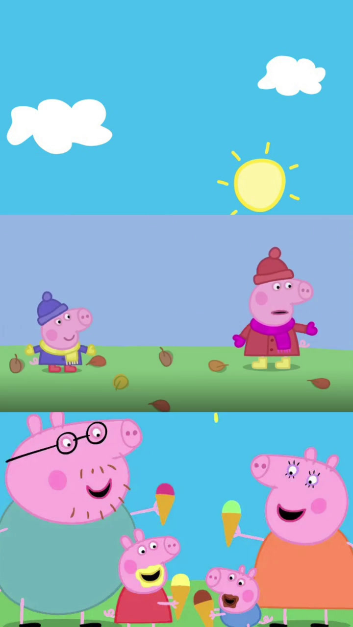 小猪佩奇第二季!起风的秋日!