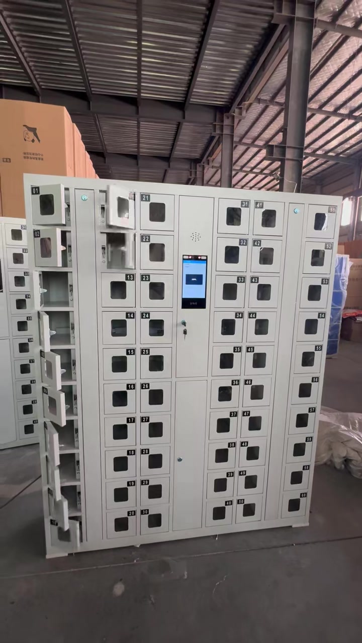 手机存放柜一健开门