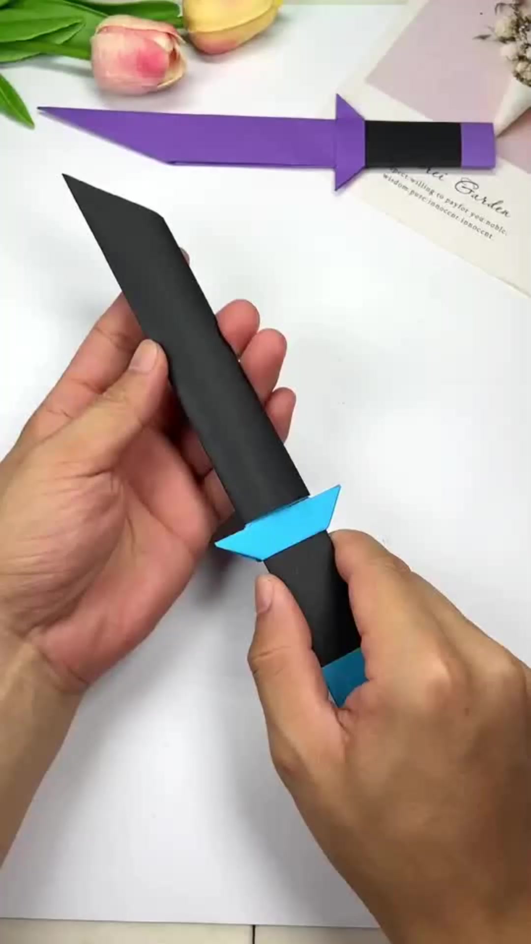 折一把宝刀,好玩又不伤人!