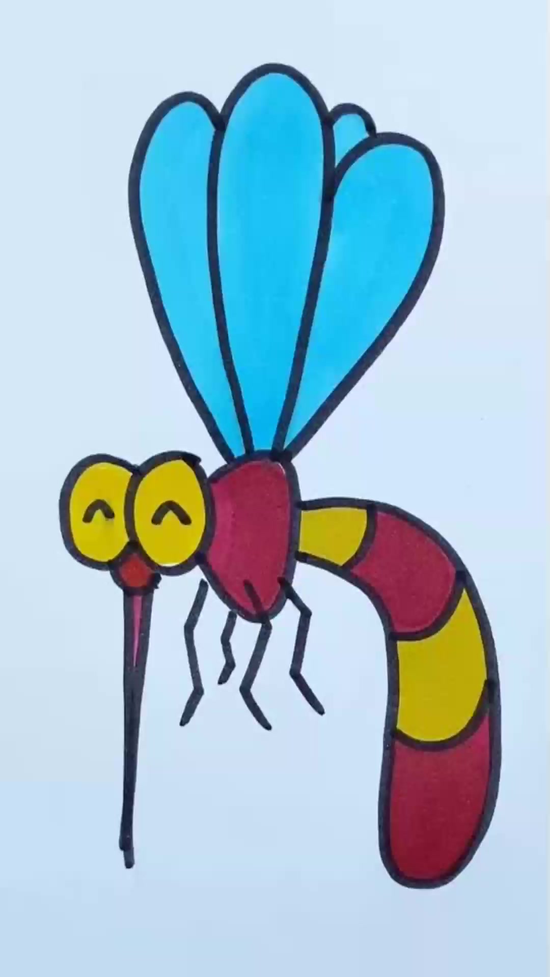 蚊子简笔画 教你画蚊子的简笔画