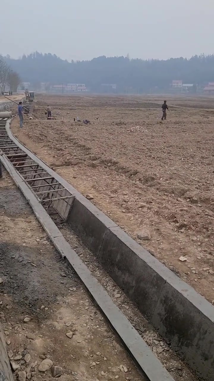 排水沟施工全过程视频
