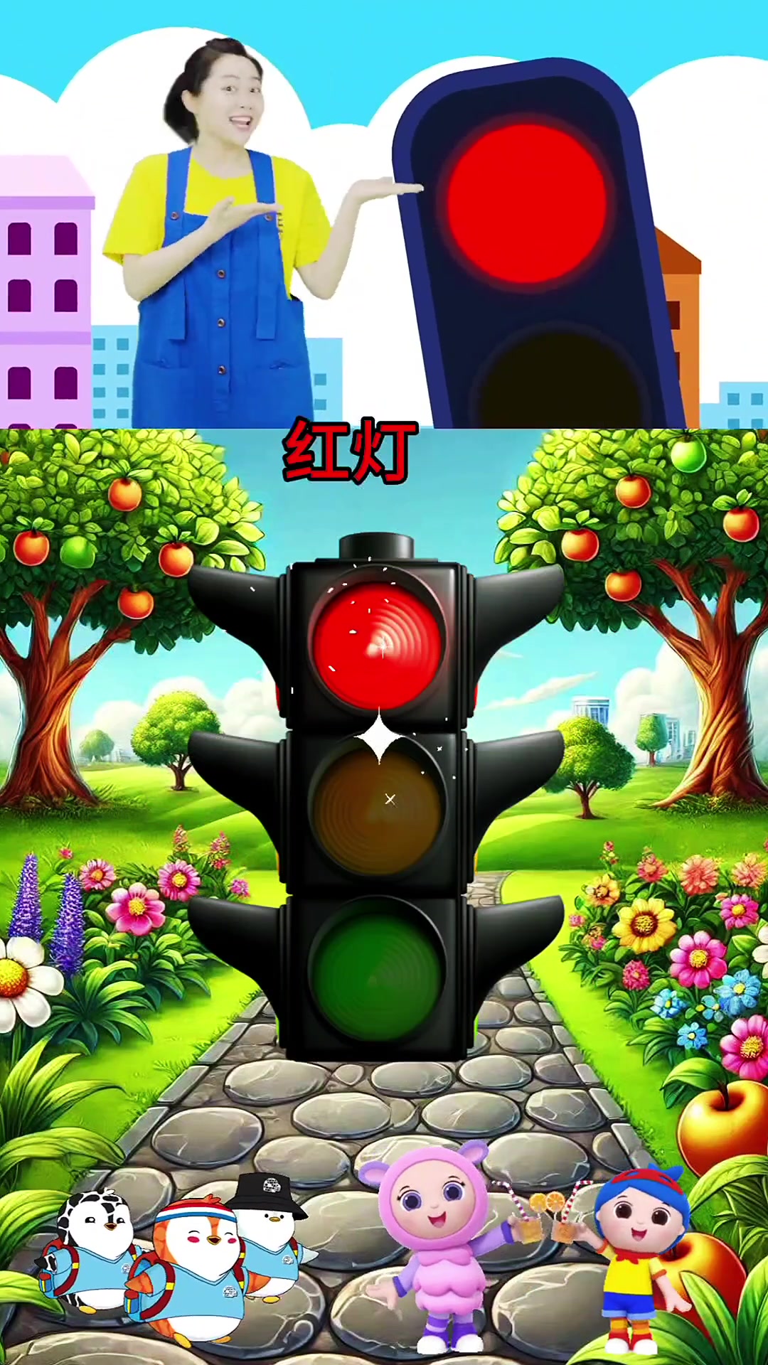 过马路要看红绿灯