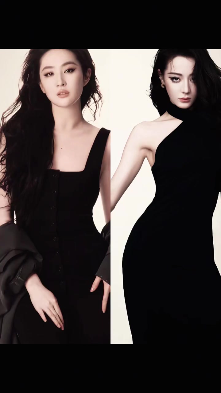 迪丽热巴和刘亦菲真是势均力敌的一对淡浓颜选手