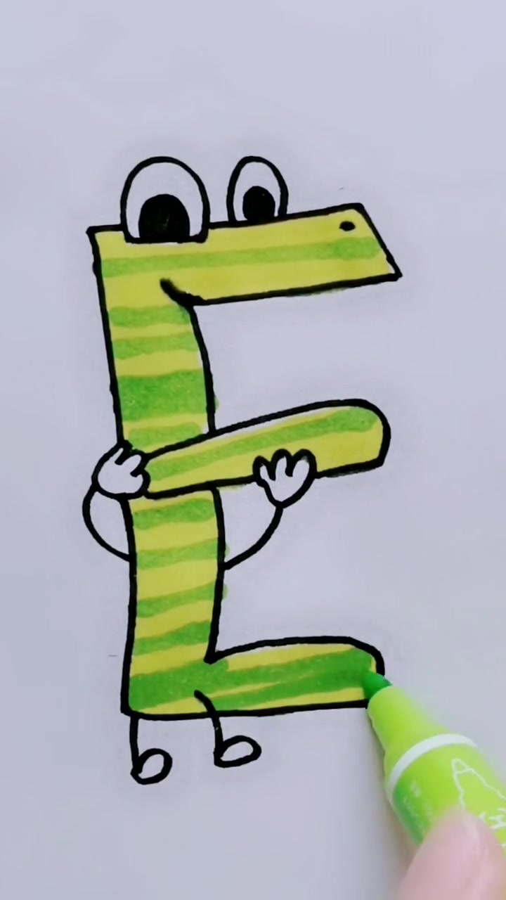 教小朋友画26个字母