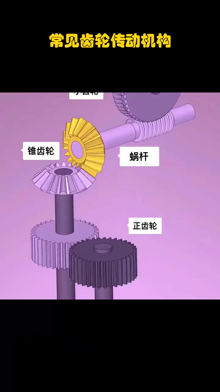 常见齿轮传动机构
