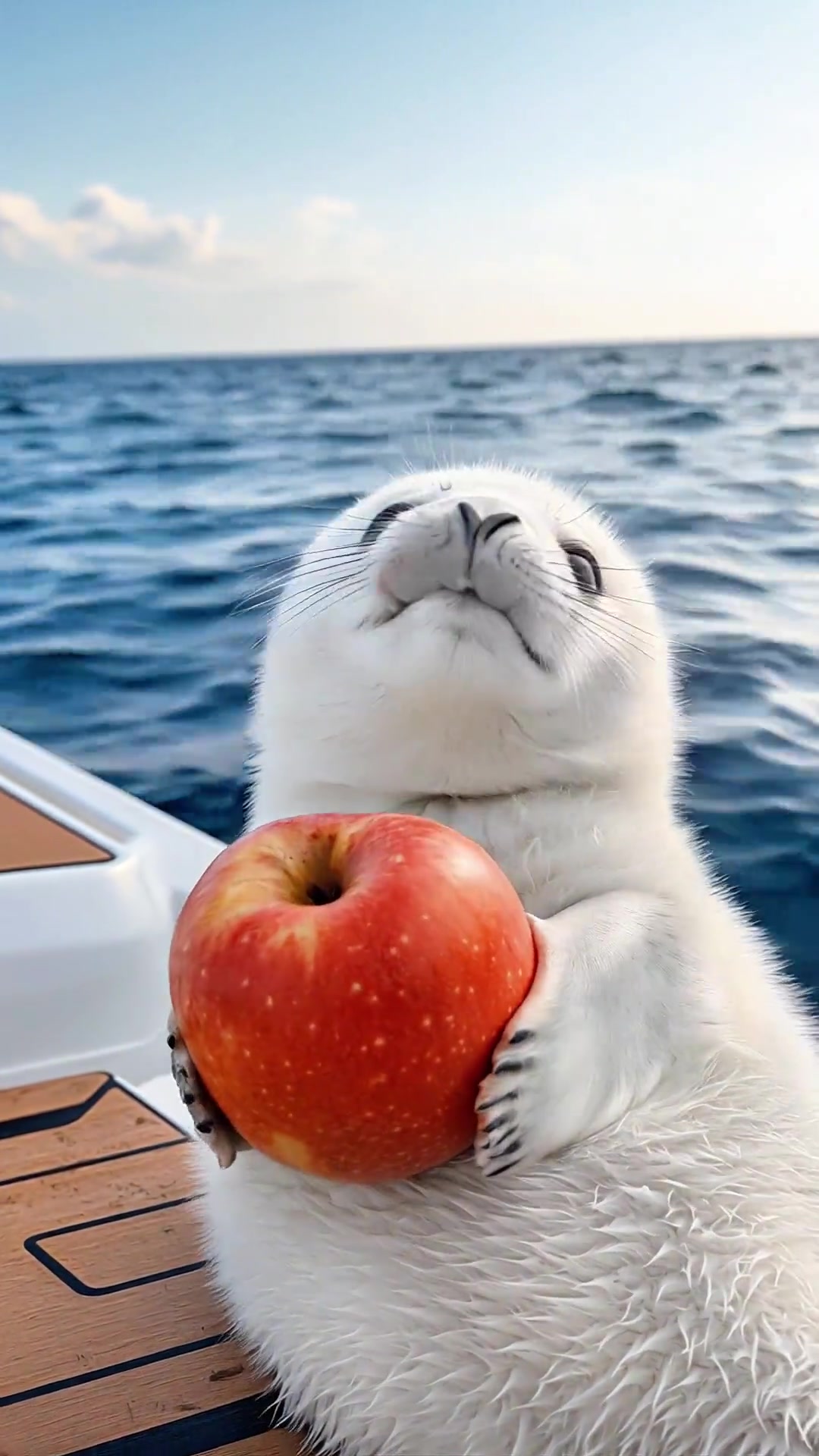 快乐精灵小海豹,萌趣十足的小天使