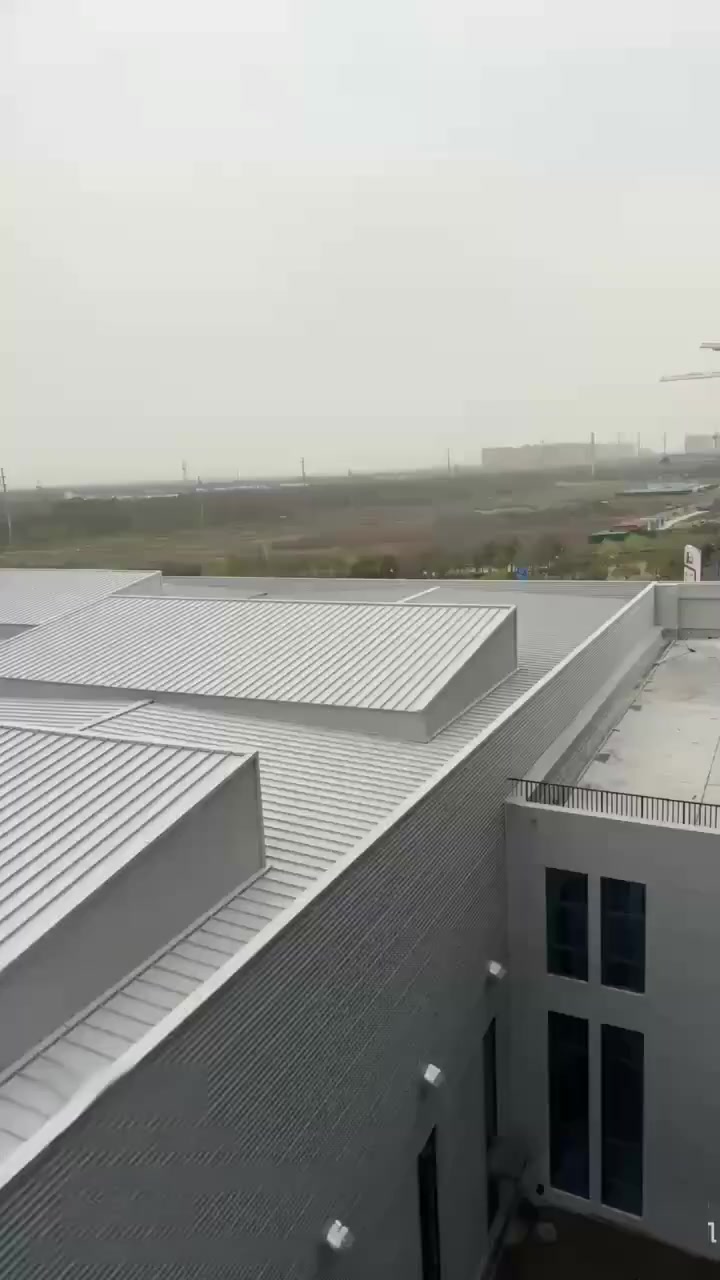 上海长兴岛厂房气楼直立锁边金属屋面板 65