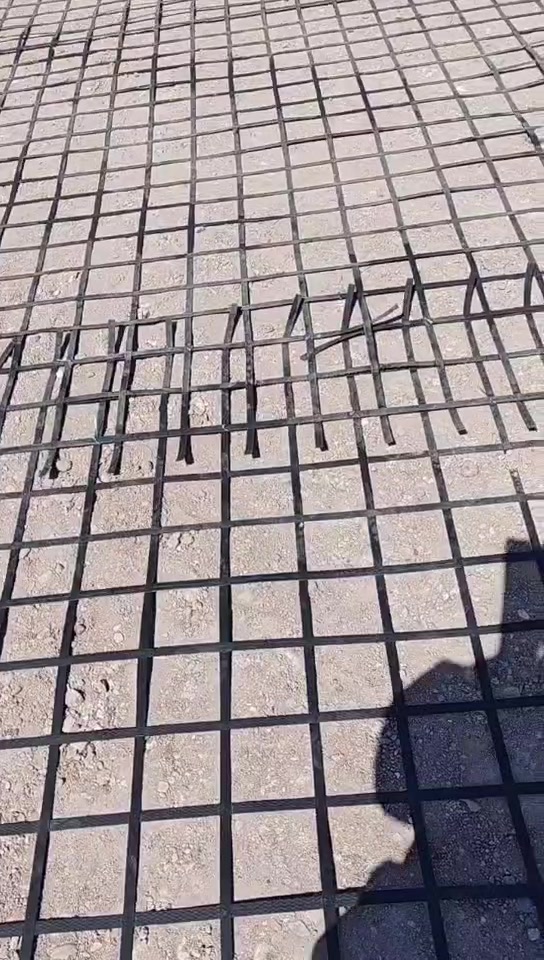 钢塑土工格栅 路面抗裂 路基加固 挡土墙软地基用双向格栅