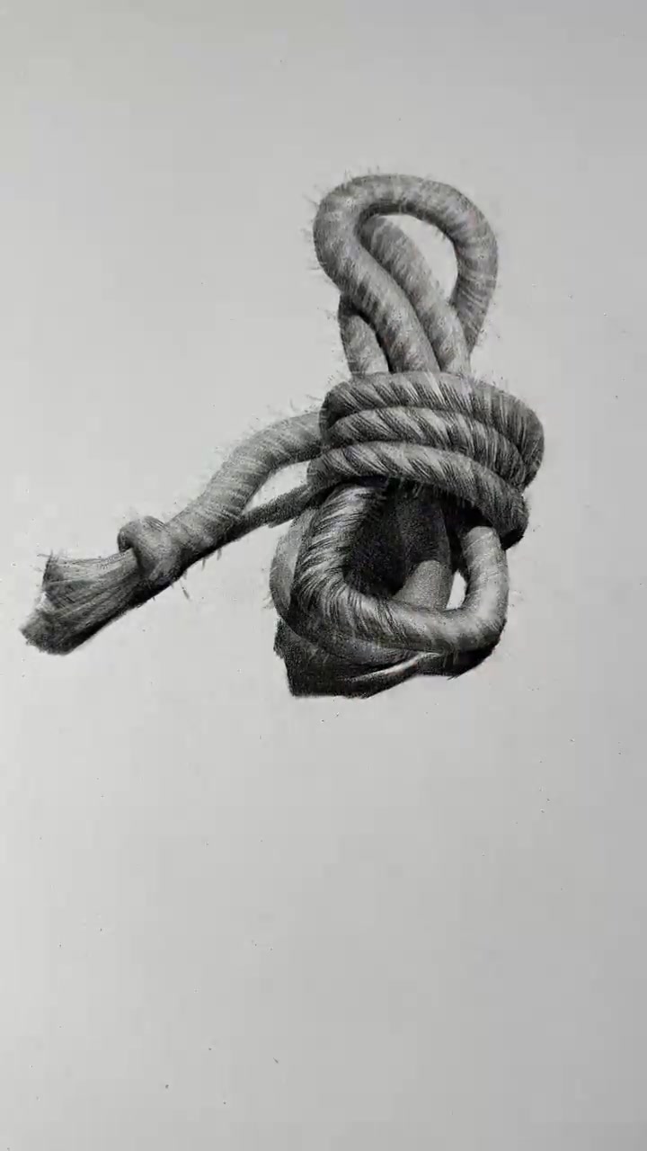 绳子画法,想学画画的朋友记得找我