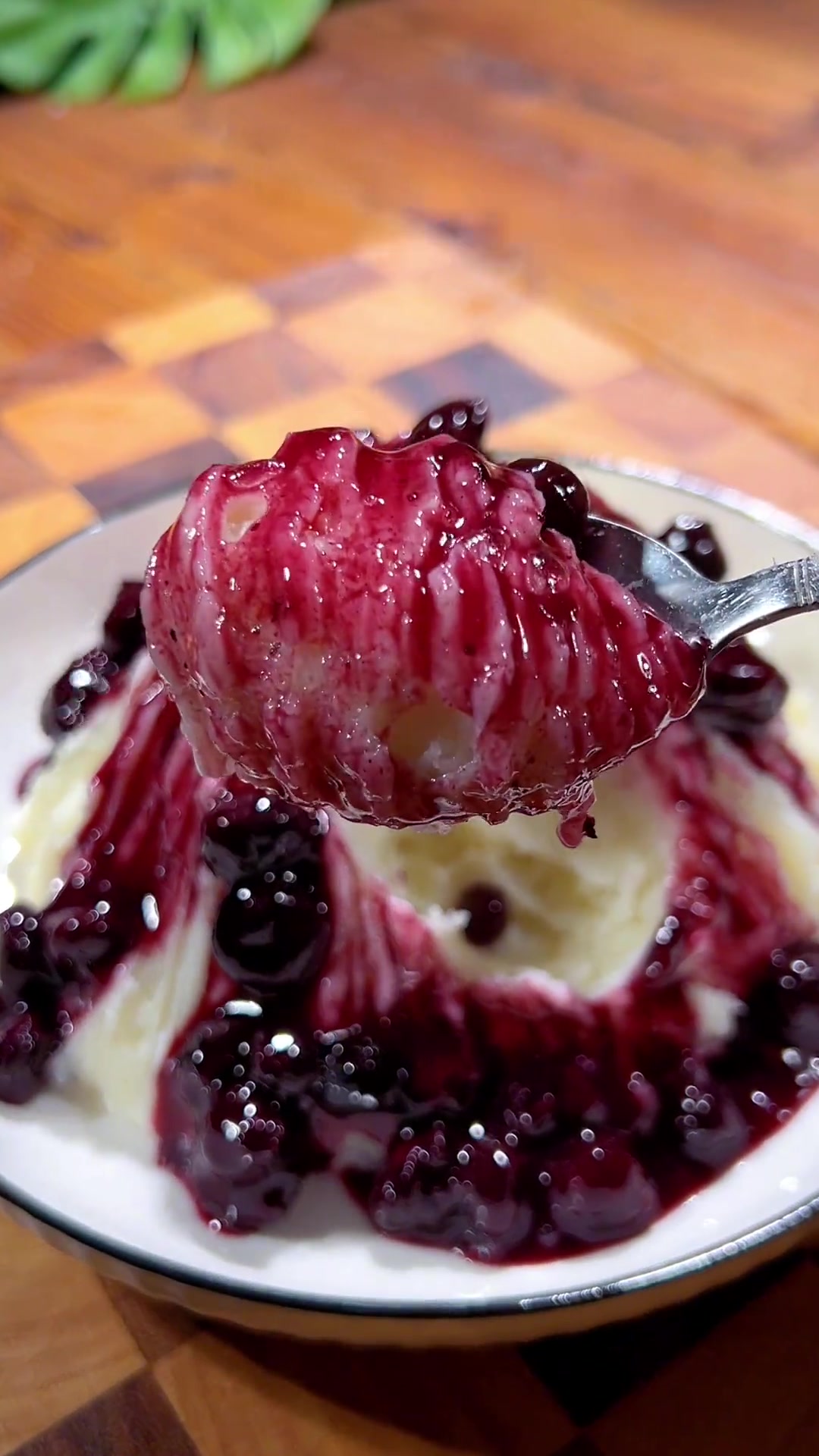 和酒店同款蓝莓山药泥,做法超简单,孩子超爱吃