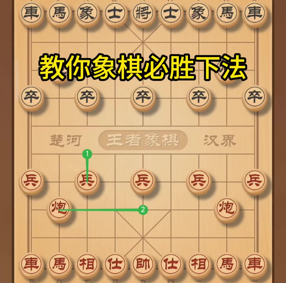 象棋必胜下法教学,一学就会