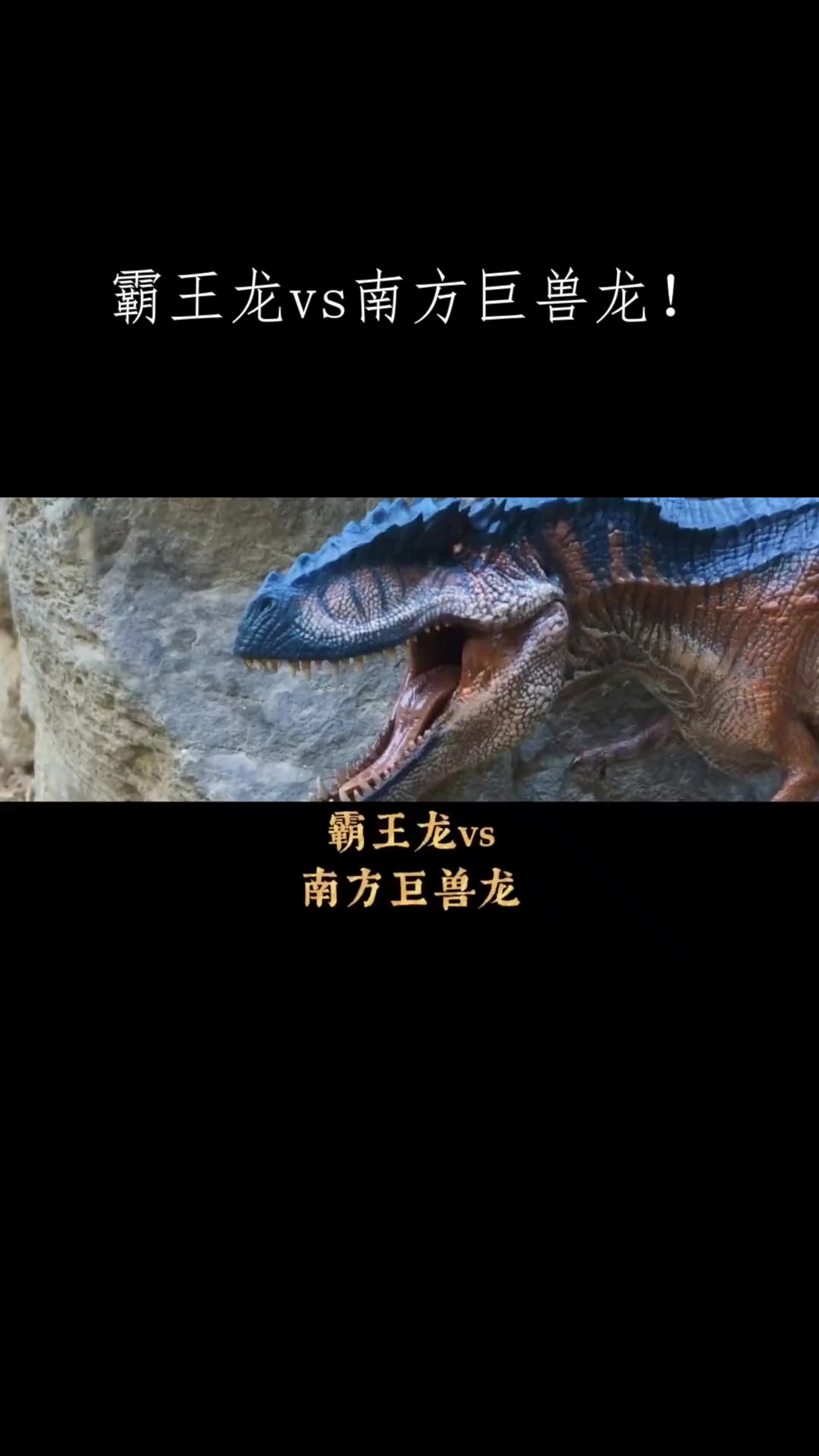 霸王龙vs南方巨兽龙!